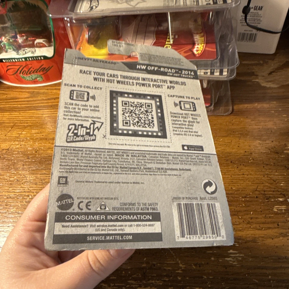 2014 Hot Wheels HW Off-Road Chevy Silverado Zamac VHTF! - Image 4 of 4