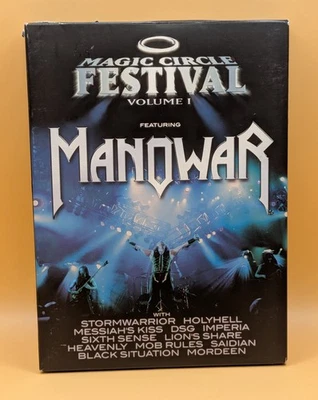 Manowar Magic Circle Festival Vol 1 2 DVD 2007 Live Concert Slipcase OOP - Image 1 of 4