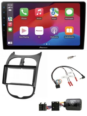 Pioneer USB 9 Zoll Lenkrad DAB Bluetooth Autoradio für Peugeot 206 2001-2010 - Bild 1 von 4