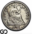 1857 Seated Liberty Half Dime