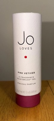 Jo Loves Pink Vetiver A Fragrance Paintbrush Gel 2X 7 ml  NEW