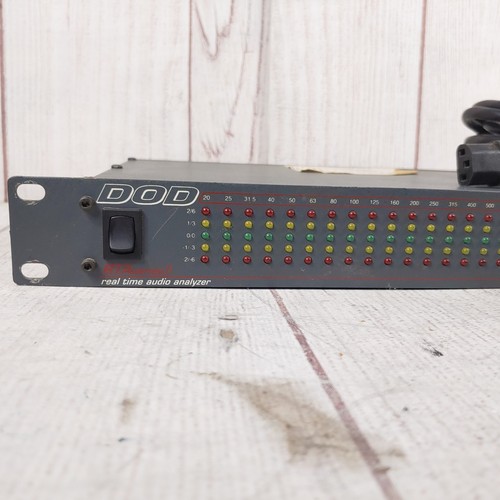 Analizador en tiempo real DOD RTA Serie II - Sonido de audio profesional Serie 2 - PROBADO FUNCIONANDO - Imagen 2 de 5