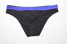 Shade Shore Women's Bikini Swimsuit Bottoms Black Blue Size Large