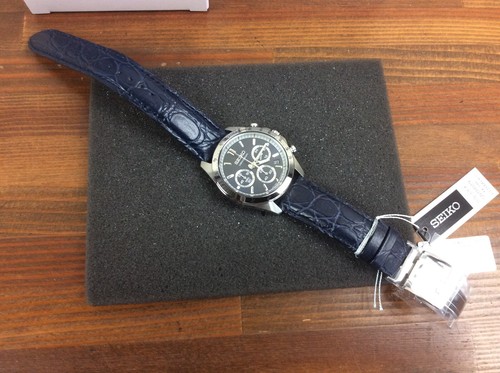 Seiko Spirit SBTR019 Chronograph Watch Men's New + Box & Paper's - Picture 5 of 21