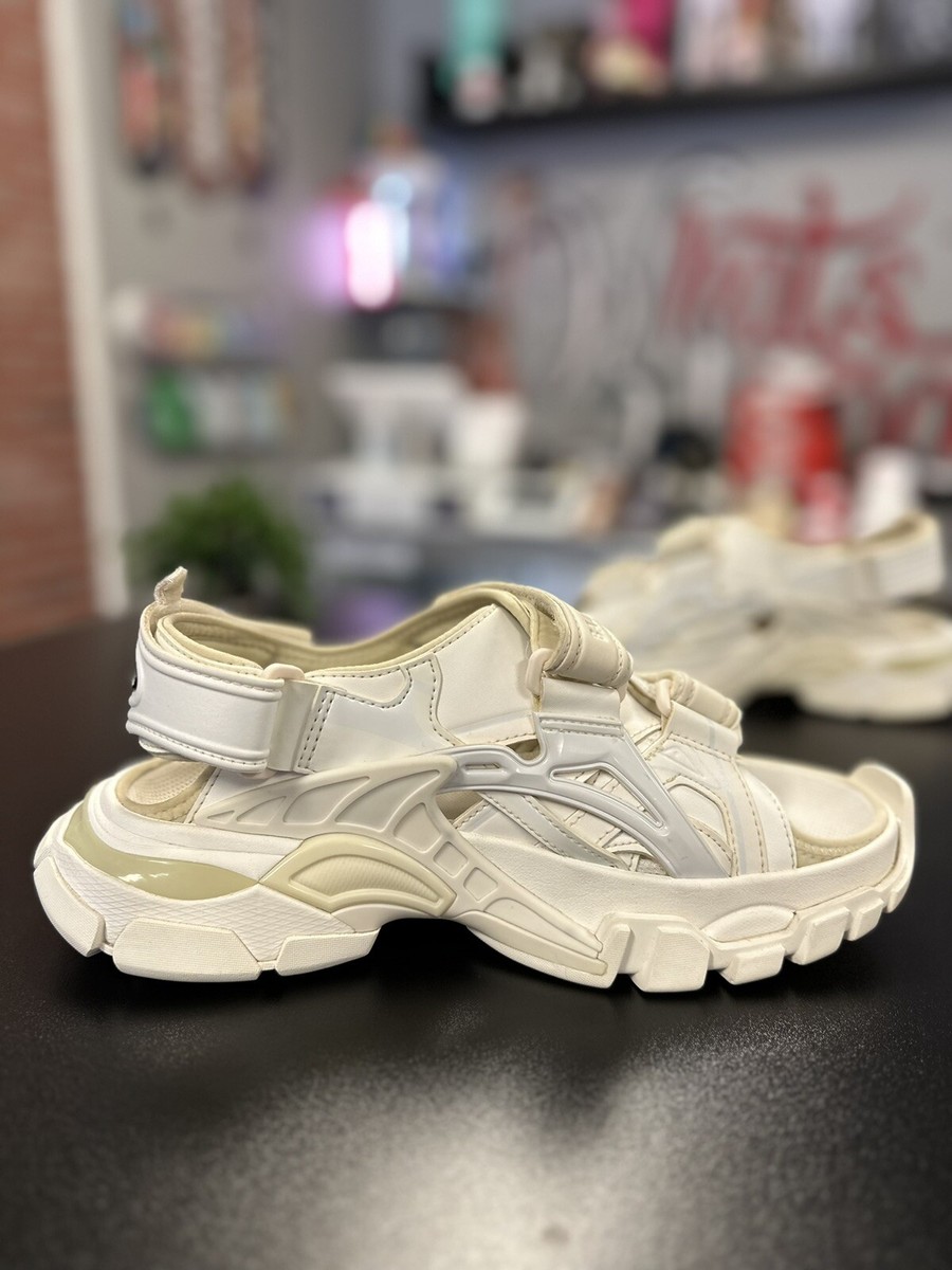 Size 8US/38EU Balenciaga Women's Track White Strap Sandals Size 8US/38EU Balenciaga Women's Track White Strap Sandals