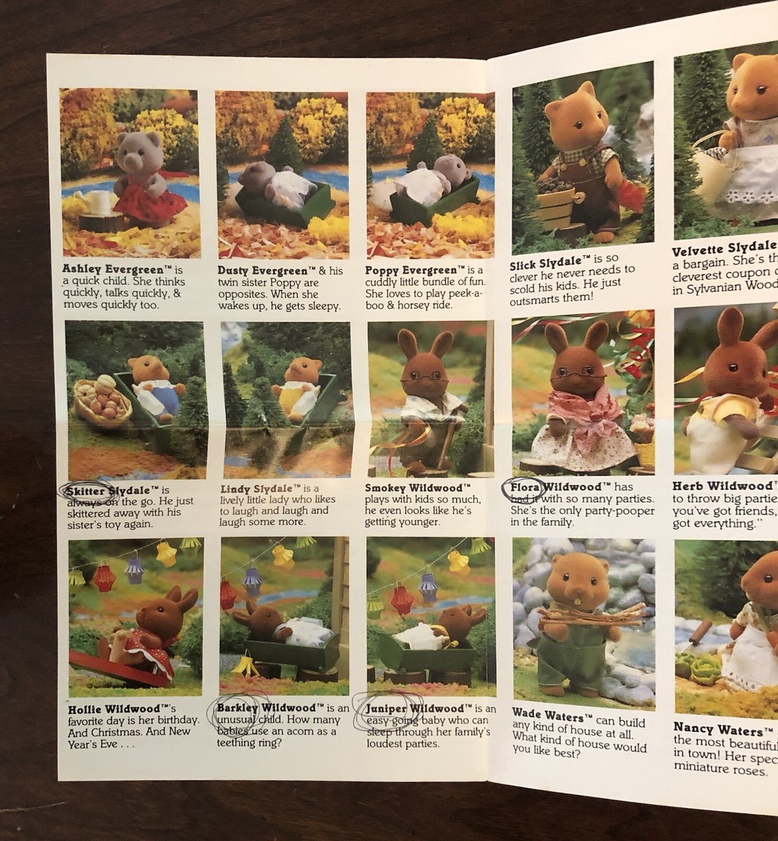 Vtg Sylvanian Families Catalog Book Insert 1985 Epoch Tomy Vtg Sylvanian Families Catalog Book Insert 1985 Epoch Tomy
