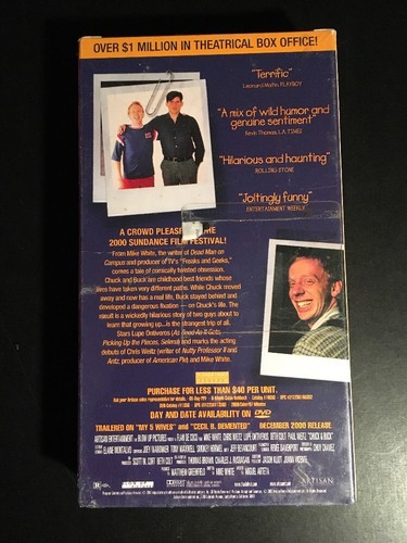 Chuck & Buck VHS Brand New Sealed Screener Promo - Picture 2 of 6