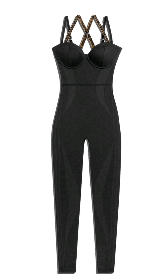 Adidas x Ivy Park by Beyonce Limited Collection Knit Catsuit Black Size M $250 - Image 2 of 4