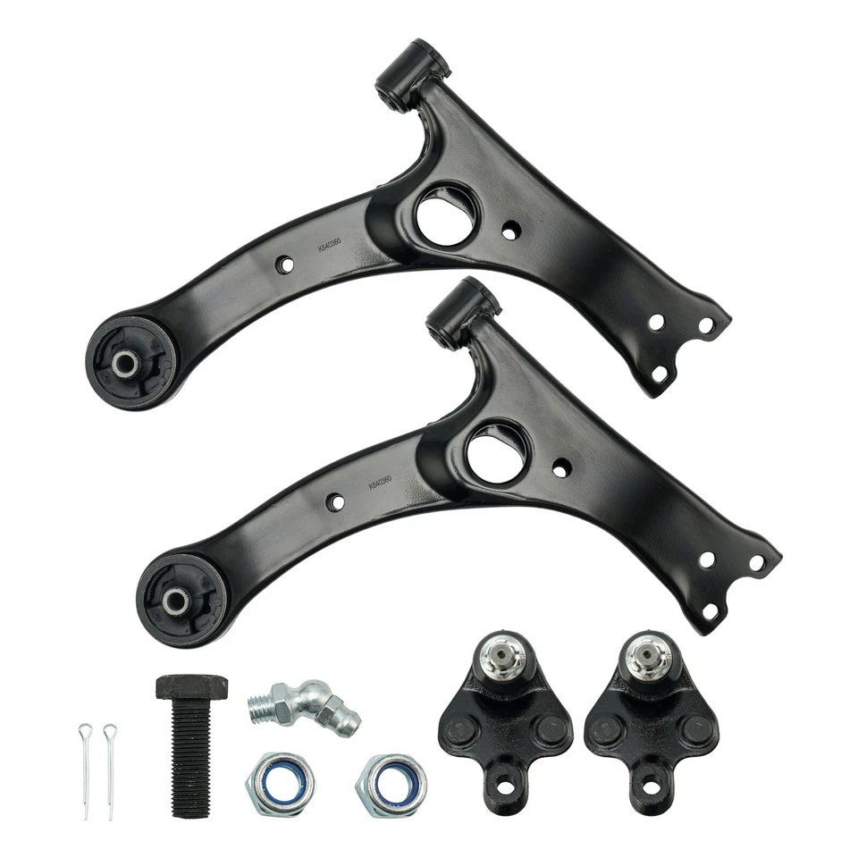 For 2009-2012 2013 Toyota Corolla 4Pcs Front Lower Control Arms Ball Joints Set - Imagem 2 de 4