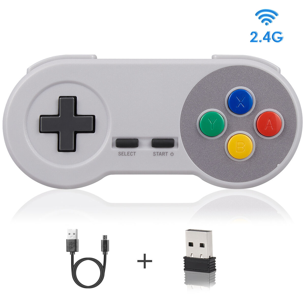 Controle para PC USB tipo Nintendo Compatível com Raspberry Pi