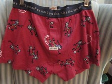 NWT  LIFE IS GOOD BOYS 100 COTTON WOVEN BOXERS "KICK SOCCER JAKE". XL 