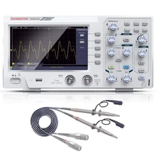 HANMATEK 110mhz Bandwidth DOS1102 Digital Oscilloscope with 2 Channels and Sc...