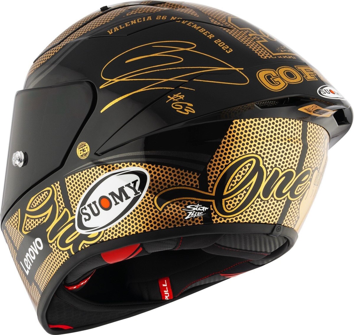 スオーミー SUOMY S1-XR GP PECCO BAGNAIA CORSE Lサイズ