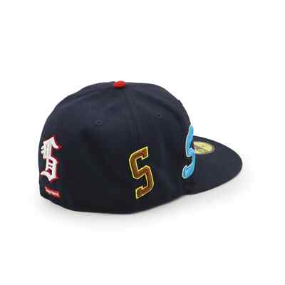 Supreme Multi S Logo New Era(黒）7-1/2 Supreme Multi S Logo New Era 59Fifty Fitted Hat Navy - SS25 - US