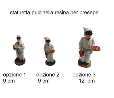 Dekofigur Pulcinella Kl Horn Hörner Scio' Harz und Führen Glück Horn Charms