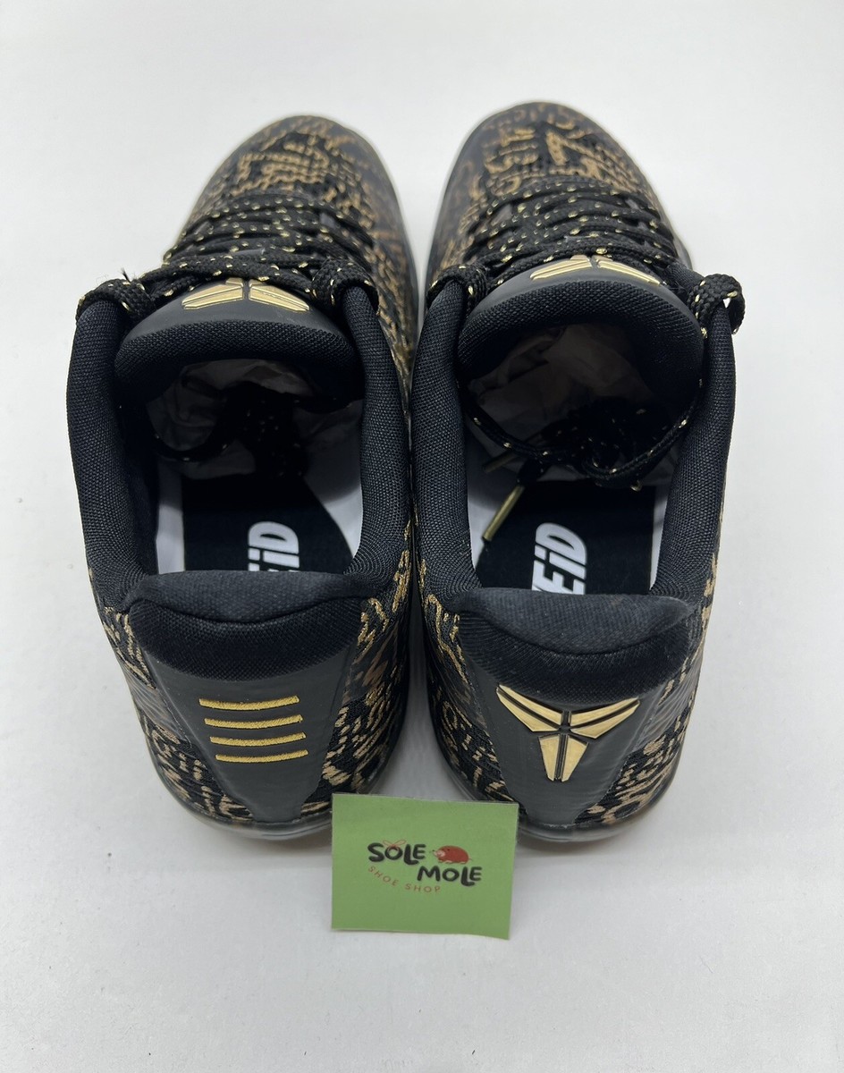 NEW Nike Kobe XI 11 ID Black-Gold 