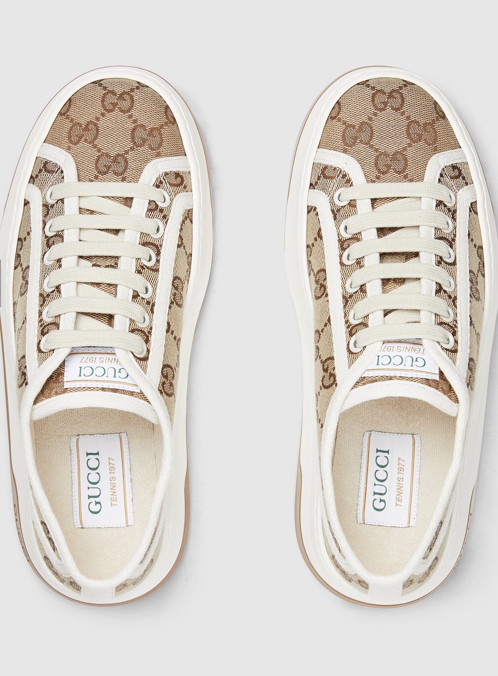 NEW WOMENS GUCCI TRAINERS complete set (box, package and documents) eBay