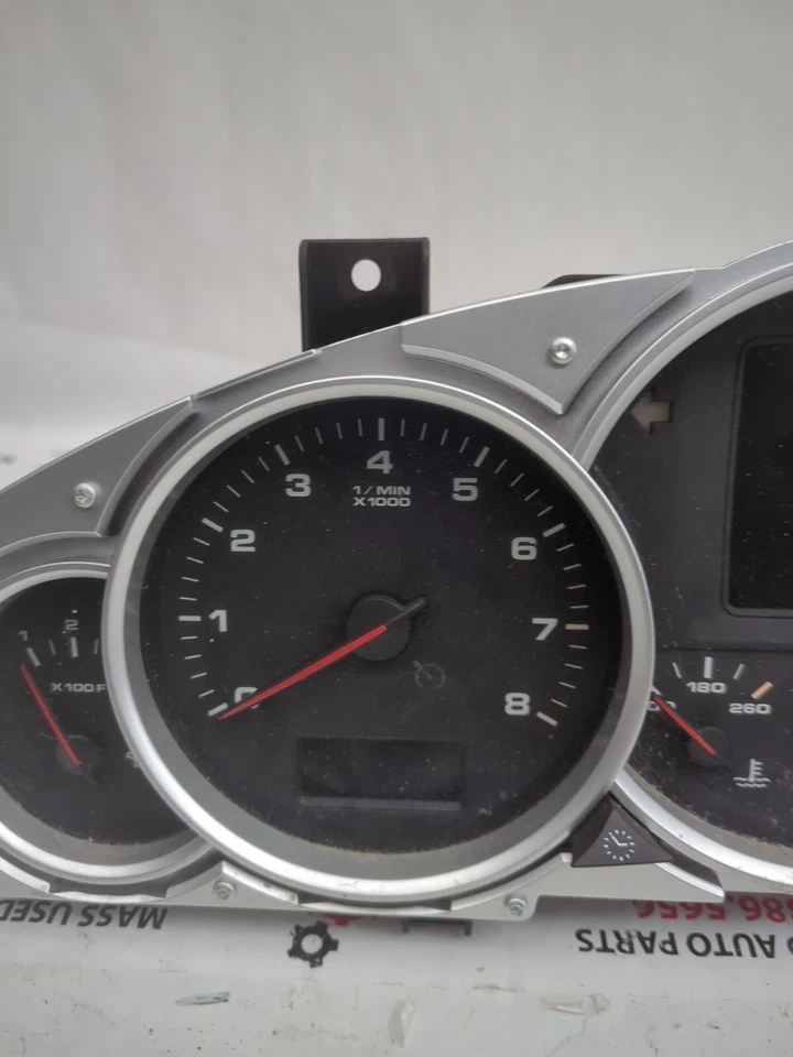 Cuadro de instrumentos Porsche Cayenne 2003-2006 medidores velocímetro OEM AK2202239 Foto 2 de 4