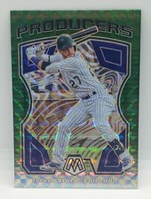 Trevor Story 2021 Mosaic Baseball Producers Green Prizm Insert Rockies 