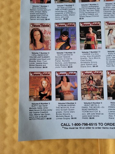 Femme Fatales 1992 CFQ Media, Many available, Pick yours. Excellent condition! - Picture 626 of 698