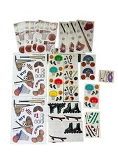 Mrs Grossmans VTG Sports Sticker Lot 27 Mods Frances Myers Sandylion Holographic