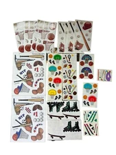 Mrs Grossmans VTG Sports Sticker Lot 27 Mods Frances Myers Sandylion Holographic