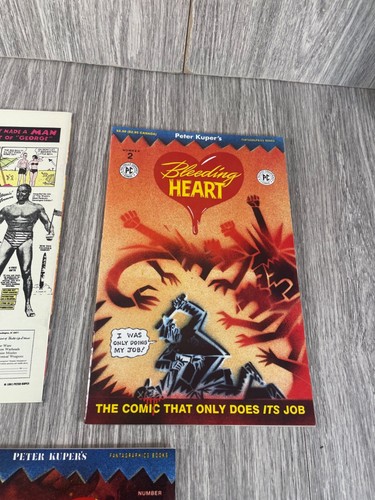 Bleeding Heart Fantagraphics Peter Kuper issues 1 2 & 4 1991-92 - Picture 6 of 10