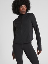 Athleta Shanti Crop Jacket Black Medium