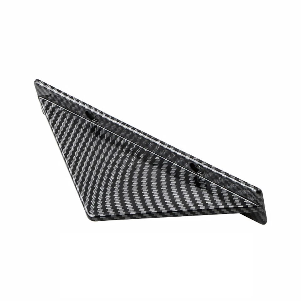 Difusor de parachoques trasero de fibra de carbono para automóvil aleta de tiburón alerón curvo divisor de ala labio Foto 4 de 4