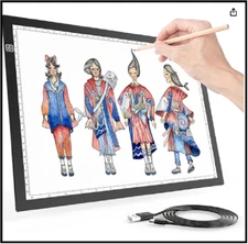 A4 Light Pad for Diamond Painting, Light Board, Tracing Light Box by Magnetic