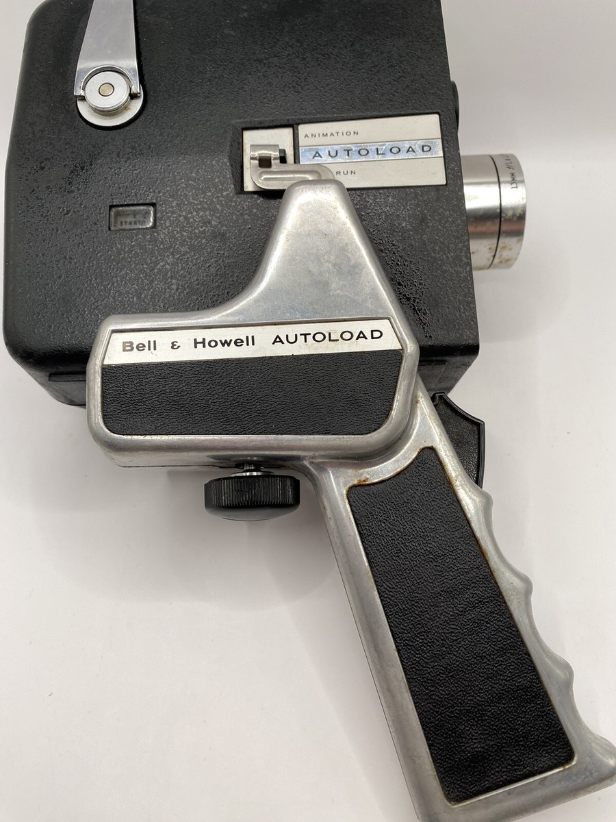 Vtg Bell & Howell Autoload Animation Lock Run 8mm Movie Camera For