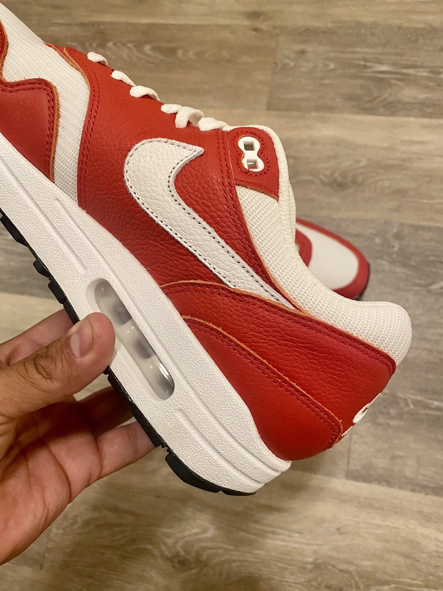 Nike Air Max 1 Unlocked 'Nike By You' Leather Red White DO7414-991