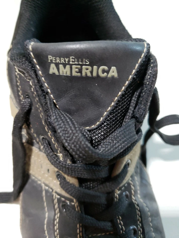 ZAPATOS DEPORTIVOS NEGROS PERRY ELLIS AMERICA Mujer Talla 5  Foto 3 de 4