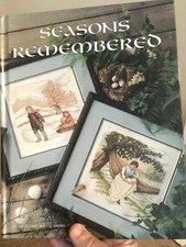 Leisure Arts Cross Stitch pattern Book SEASONS REMEMBERED Christmas 95 pgs