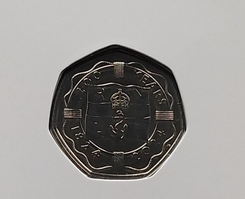 50p Coin. RNLI BICENTENARY Fifty Pence Coin 2024 BUNC. - Picture 3 of 3