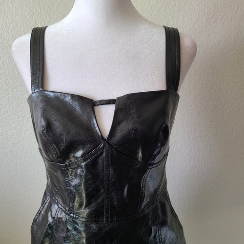 Jonathan Simkhai Revolve Mini Dress Small Abra Black 90s Party Cocktail Clubwear - Picture 5 of 12