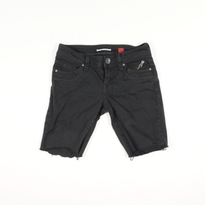 QS by S'OLIVER Damen Jeans Shorts Hose Gr. W34 schwarz five Pocket kurze Hose
