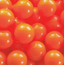 Pack of 400 Primary-Orange Colored Jumbo 3" Size Commercial Grade Balls