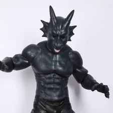 Smitizen Realistic Black Dragon Head Silicone Mask for Cosplay Pup Play BDSM 