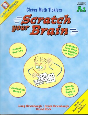 Scratch Your Brain Clever Math Ticklers Grades 2-3 (A1)