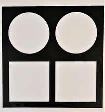 CD and Music Album Cover x2 Display Mount M066/1