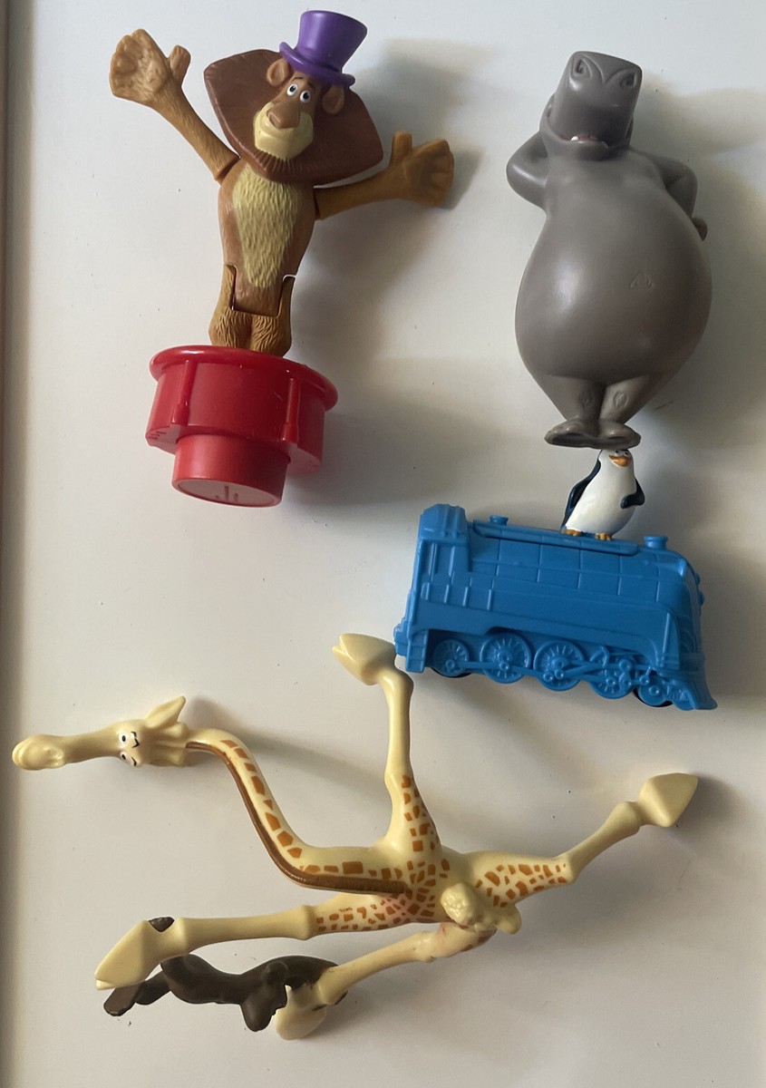 Madagascar Lion Giraffe Penguins In Train 2012 Hippo 2008 Happy