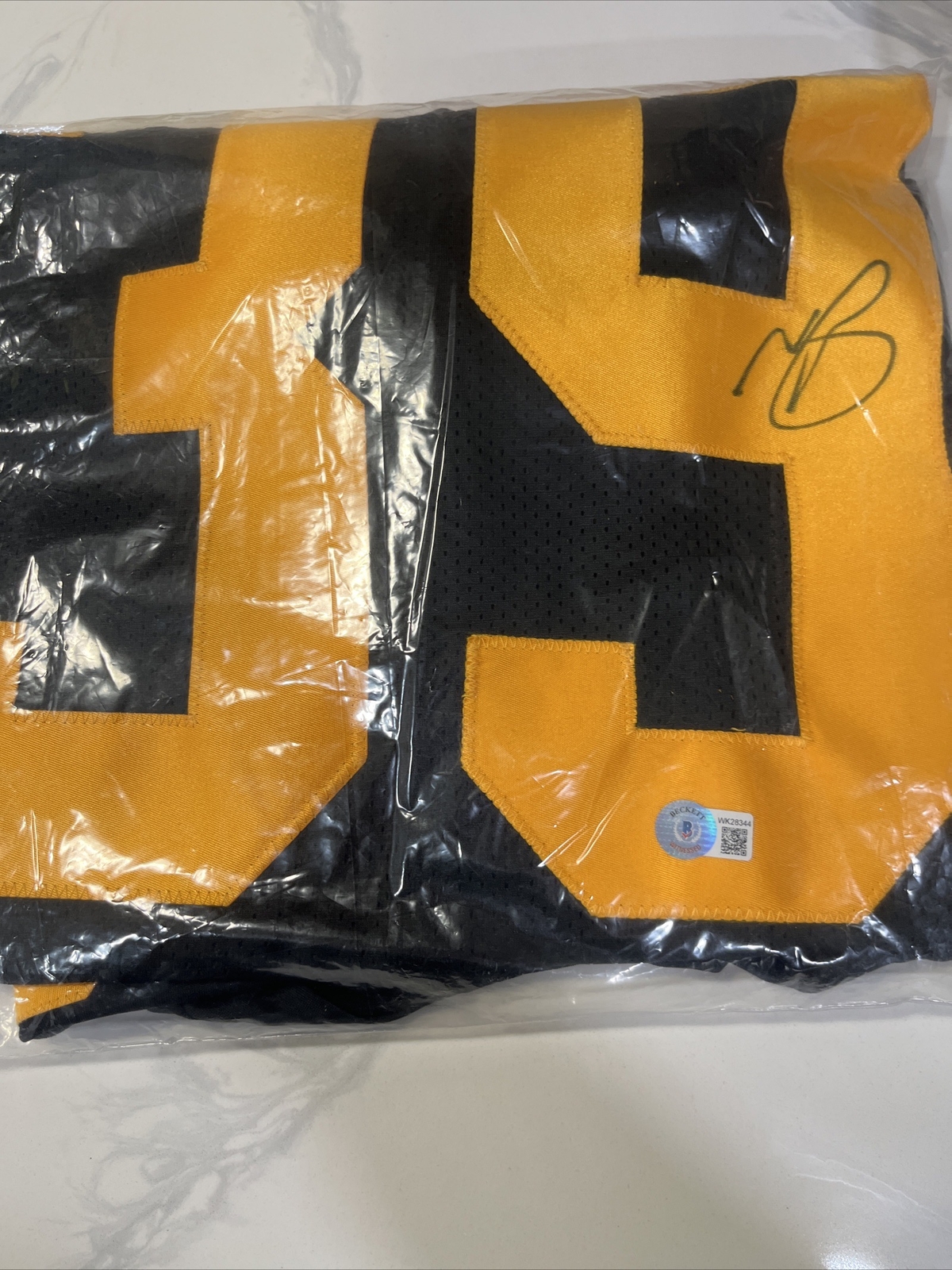 Minkah fitzpatrick Autographed Signed Pittsburgh Steelers FOOTBALL JERSEY BECKET 