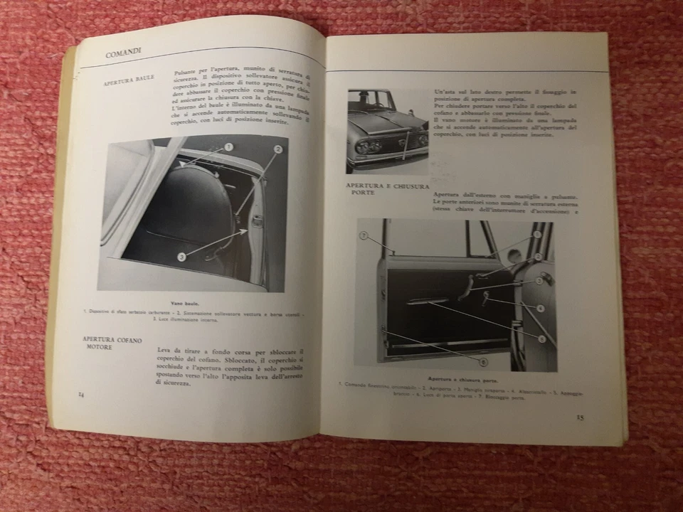 manuale uso e manutenzione lancia fulvia berlina 2^ serie - Immagine 3 di 3
