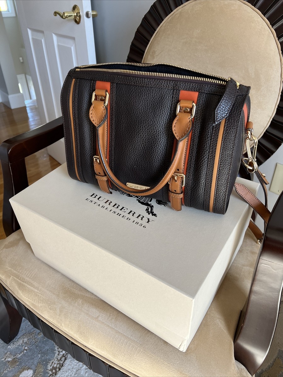 Burberry Alchester Bowling Bag Leather Medium | eBay