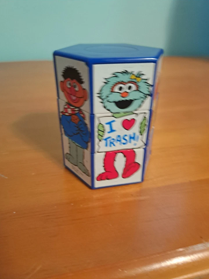 Quebra-cabeça Sesame Street cubo torção teaser vintage - Imagem 4 de 4