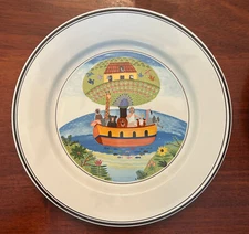 Vintage  Naif Salad Plate   Villeroy & Boch   8 1/4" Porcelain Luxembourg