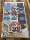 Super Mario 3D All-Stars Nintendo Switch SEALED NEW Factory Sealed Discontinued
