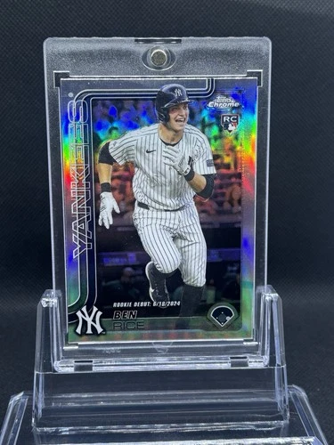 2025 Topps Chrome Update Ben Rice Rookie Refractor #USC 138 New York Yankees