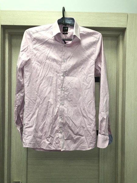 Men Olymp Shirt Pink Cotton 40 /L / 48 #BX7J